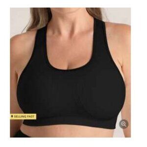 NEW! BLACK SPORTS BRA-SIZE 3X